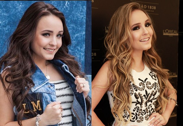 O antes e depois de Larissa Manoela (Foto: Reprodução/Instagram e Marcos Ribas/Brazil News)